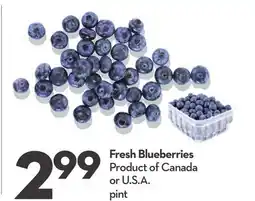 Longo's Fresh Blueberries offer