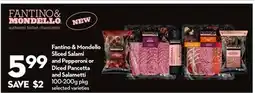 Longo's Sliced Salami and Pepperoni or Diced Pancetta and Salametti offer
