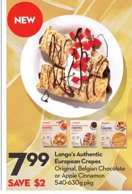 Longo's Longo's Authentic European Crepes offer