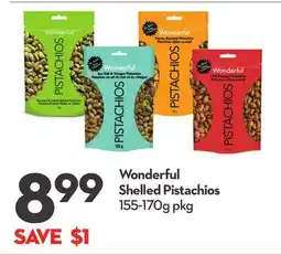 Longo's Wonderful Shelled Pistachios offer