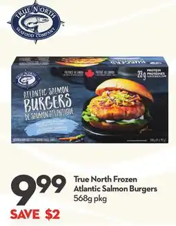 Longo's True North Frozen Atlantic Salmon Burgers offer