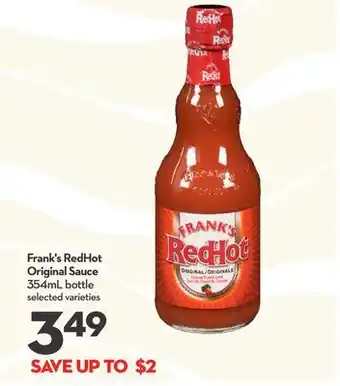 Longo's RedHot Original Sauce offer