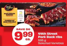 Metro 44TH STREET PORK BACK RIBS offer