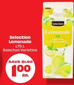 Metro SELECTION LEMONADE offer
