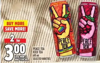 Metro PEACE TEA ICED TEA offer