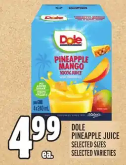 Metro DOLE PINEAPPLE JUICE offer