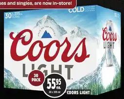Metro COORS LIGHT offer