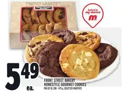 Metro FRONT STREET BAKERY HOMESTYLE GOURMET COOKIES offer