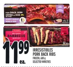 Metro IRRESISTIBLES PORK BACK RIBS offer