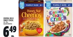 Metro GENERAL MILLS FAMILY CEREAL offer