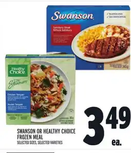 Metro SWANSON OR HEALTHY CHOICE FROZEN MEAL offer