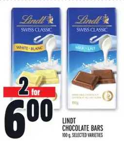 Metro LINDT CHOCOLATE BARS offer