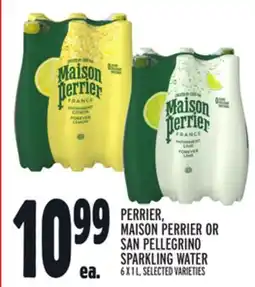 Metro PERRIER, MAISON PERRIER OR SAN PELLEGRINO SPARKLING WATER offer