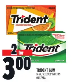 Metro TRIDENT GUM offer