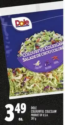 Metro DOLE COLOURFUL COLESLAW offer