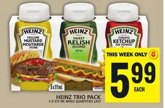Food Basics HEINZ TRIO PACK offer