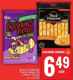 Food Basics BLACK DIAMOND CHEESTRINGS OR CHEESE STICKS offer