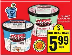 Food Basics SHAW'S ICE CREAM offer