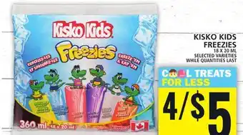 Food Basics KISKO KIDS FREEZIES offer
