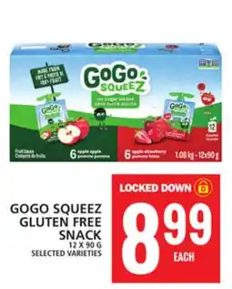 Food Basics GOGO SQUEEZ GLUTEN FREE SNACK offer