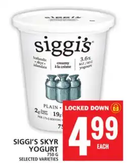 Food Basics SIGGI'S SKYR YOGURT offer