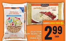 Food Basics SELECTION DRY BEANS OR LONG GRAIN RICE offer