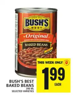 Food Basics BUSH'S BEST BAKED BEANS offer