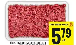 Food Basics FRESH MEDIUM GROUND BEEF offer