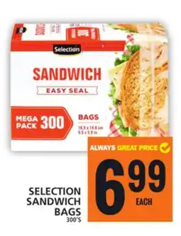 Food Basics SELECTION SANDWICH BAGS offer