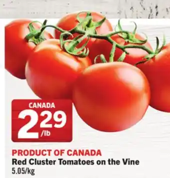 Foodland Red Cluster Tomatoes on the Vine offer