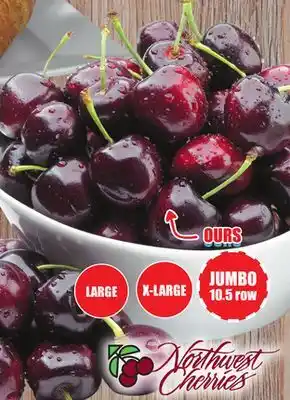 Foodland Jumbo Cherries offer
