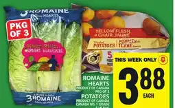Food Basics ROMAINE HEARTS offer