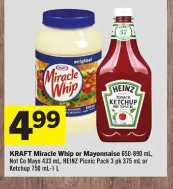 Foodland Miracle Whip or Mayonnaise offer