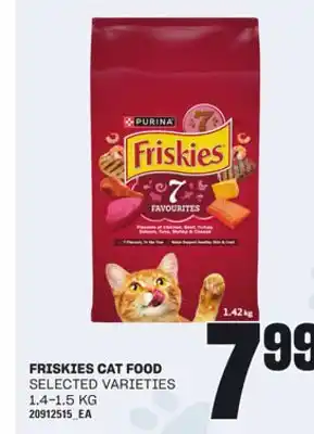 Loblaws FRISKIES CAT FOOD, 1.4-1.5 KG offer