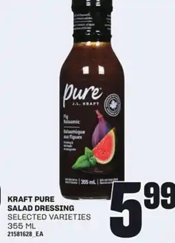 Loblaws KRAFT PURE SALAD DRESSING, 355 ML offer