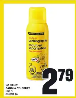 Loblaws NO NAME CANOLA OIL SPRAY, 170 G offer