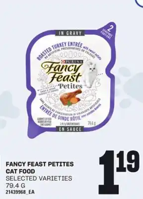 Loblaws FANCY FEAST PETITES CAT FOOD, 79.4 G offer