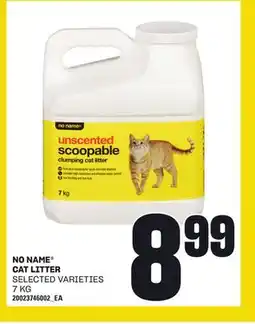 Loblaws NO NAME CAT LITTER, 7 KG offer