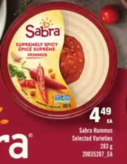 Loblaws SABRA HUMMUS, 283 g offer