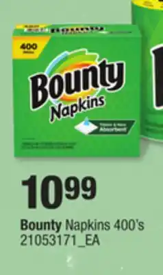 Loblaws BOUNTY NAPKINS, 400' S offer