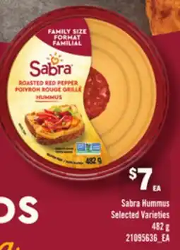 Loblaws SABRA HUMMUS, 482 G offer