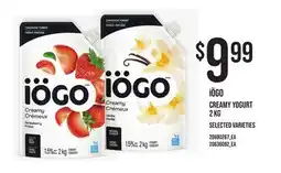 Loblaws iÖGO CREAMY YOGURT, 2 KG offer