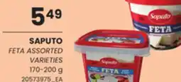 Loblaws SAPUTO FETA, 170-200 g offer