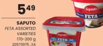Loblaws SAPUTO FETA, 170-200 g offer
