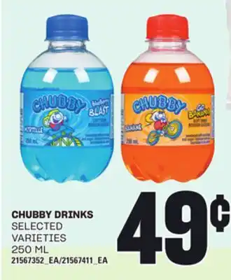 Loblaws CHUBBY DRINKS, 250 ML offer