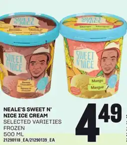 Loblaws NEALE'S SWEET N' NICE ICE CREAM, 500 ML offer