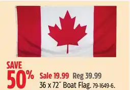 Canadian Tire 36 x 72 Boat Flag offer