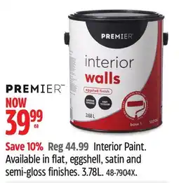 Canadian Tire Premier Paint Interior Paint offer