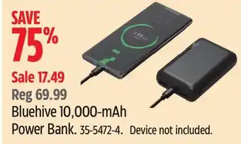 Canadian Tire Bluehive 10,000-mAh Power Bank offer