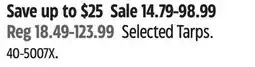 Canadian Tire Certified Selected Tarps offer